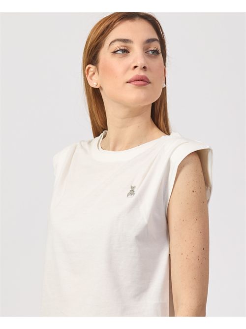 Patrizia Pepe sleeveless cotton T-shirt PATRIZIA PEPE | 8M1685-J265W103